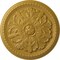 Ekena Millwork Swindon Ceiling Medallion (Fits Canopies up to 2 7/8"), 16 7/8"OD x 1 1/2"P, Iridescent Gold CM16SWIGS - alternate 1